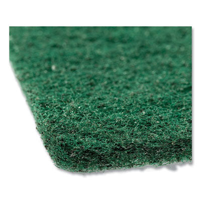 AMERCAREROYAL Medium-Duty Scouring Pad, 6 x 9, Green, 10 Pads/Pack, 6 Packs/Carton - OrdermeInc