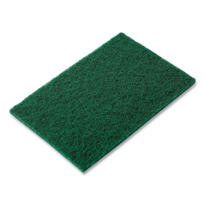 AMERCAREROYAL Medium-Duty Scouring Pad, 6 x 9, Green, 10 Pads/Pack, 6 Packs/Carton - OrdermeInc