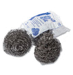 Stainless Steel Sponge, Polybagged, 1.50 oz, Gray, 12/Pack, 12/Packs/Carton OrdermeInc OrdermeInc