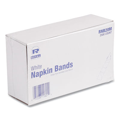 Napkin Bands, White, 20000/Carton OrdermeInc OrdermeInc