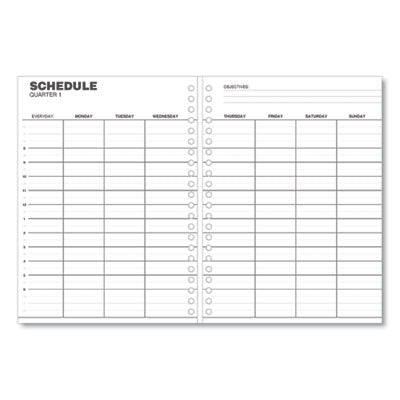 UNIVERSAL OFFICE PRODUCTS Monthly Planner, 11 x 8, Black Cover, 14-Month, Dec 2023 to Jan 2025