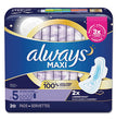 PROCTER & GAMBLE Maxi Pads, Extra Heavy Overnight, 20/Pack