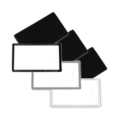 C-Line® Slap-Stick Magnetic Label Holders, Side Load, 4.25 x 2.5, Gray, 10/Pack - OrdermeInc