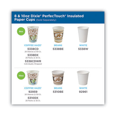 PerfecTouch Hot/Cold Cups, 12 oz, White, 50/Bag, 20 Bags/Carton OrdermeInc OrdermeInc