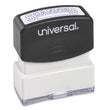 Universal® Message Stamp, SCANNED, Pre-Inked One-Color, Blue - OrdermeInc