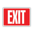 Glow-in-the-Dark Safety Sign, Exit, 12 x 8, Red OrdermeInc OrdermeInc
