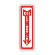 Glow-In-The-Dark Safety Sign, Fire Extinguisher, 4 x 13, Red OrdermeInc OrdermeInc