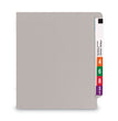 Smead™ Shelf-Master Reinforced End Tab Colored Folders, Straight Tabs, Letter Size, 0.75" Expansion, Gray, 100/Box OrdermeInc OrdermeInc