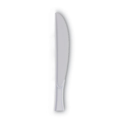 Plastic Cutlery, Heavy Mediumweight Knives, White, 1,000/Carton OrdermeInc OrdermeInc