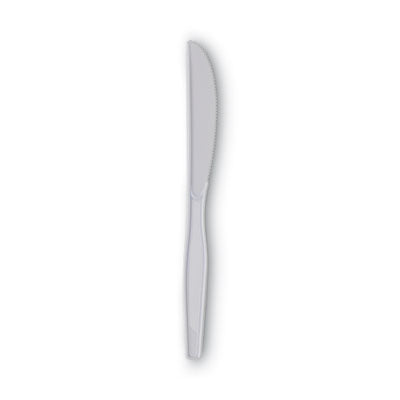 Plastic Cutlery, Heavy Mediumweight Knives, White, 1,000/Carton OrdermeInc OrdermeInc