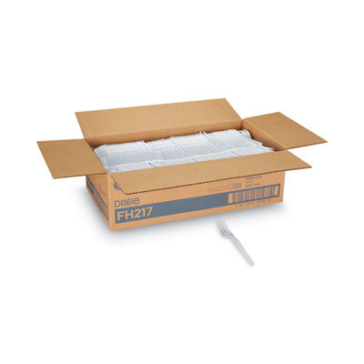 Plastic Cutlery, Heavyweight Forks, White, 1,000/Carton OrdermeInc OrdermeInc