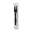 Dixie® Individually Wrapped Heavyweight Forks, Polypropylene, Black, 1,000/Carton OrdermeInc OrdermeInc