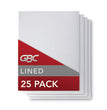 Design View Poly Presentation Covers for Binding Systems, Clear Lined, 11 x 8.5, Unpunched, 25/Pack OrdermeInc OrdermeInc