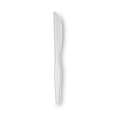 Dixie® Plastic Cutlery, Heavyweight Knives, White, 1,000/Carton OrdermeInc OrdermeInc