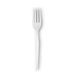 Plastic Cutlery, Heavyweight Forks, White, 1,000/Carton OrdermeInc OrdermeInc