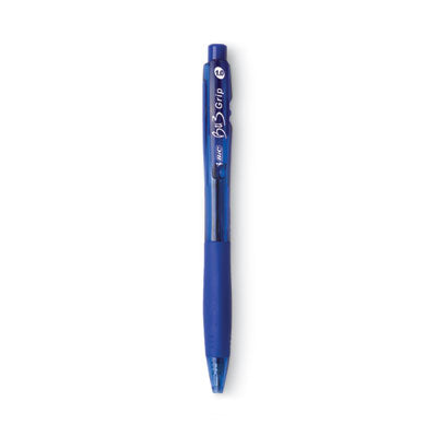 BIC CORP. BU3 Ballpoint Pen, Retractable, Bold 1 mm, Blue Ink, Translucent Blue/Blue Barrel, Dozen