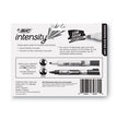 BIC CORP. Intensity Bold Tank-Style Dry Erase Marker, Extra-Broad Bullet Tip, Assorted Colors, 4/Set