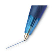 BIC CORP. GLIDE Ballpoint Pen, Retractable, Medium 1 mm, Blue Ink, Translucent Blue/Blue Barrel, Dozen