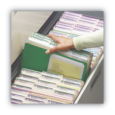 Colored File Pockets, 1.75" Expansion, Letter Size, Green OrdermeInc OrdermeInc