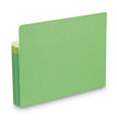 Colored File Pockets, 1.75" Expansion, Letter Size, Green OrdermeInc OrdermeInc