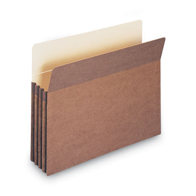 Redrope Drop Front File Pockets, 3.5" Expansion, Letter Size, Redrope, 25/Box OrdermeInc OrdermeInc