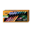 BIC CORP. Gel-ocity Quick Dry Gel Pen, Retractable, Fine 0.7 mm, 12 Assorted Ink and Barrel Colors, Dozen