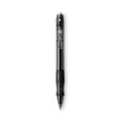 BIC CORP. Gel-ocity Gel Pen, Retractable, Medium 0.7 mm, Black Ink, Translucent Black Barrel, Dozen