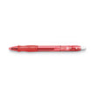 BIC CORP. Gel-ocity Gel Pen, Retractable, Medium 0.7 mm, Red Ink, Translucent Red Barrel, Dozen