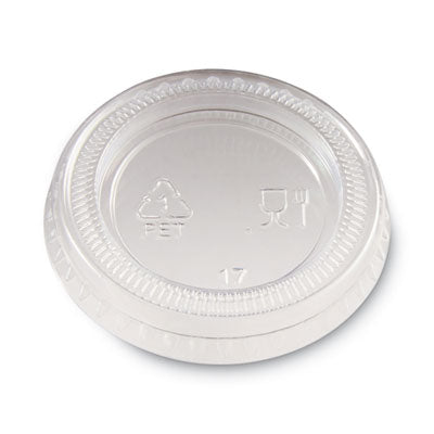 Plastic Portion Cup Lid, Fits 1 oz Portion Cups, Clear, 4,800/Carton OrdermeInc OrdermeInc