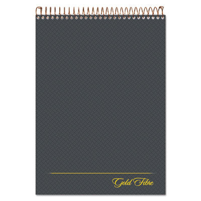 Ampad® Gold Fibre Wirebound Project Notes Pad, Project-Management Format, Gray Cover, 70 White 8.5 x 11.75 Sheets - OrdermeInc