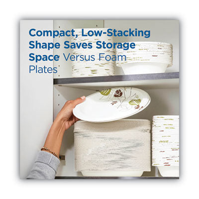 Pathways Soak-Proof Shield Mediumweight Paper Plates, 8.5" dia, Green/Burgundy, 1,000/Carton OrdermeInc OrdermeInc