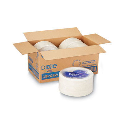 Dixie® Paper Dinnerware, Plates, White, 8.5" dia, 125/Pack, 4/Carton OrdermeInc OrdermeInc