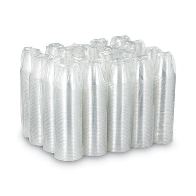 Clear Plastic PETE Cups, 9 oz, Squat, 50/Sleeve, 20 Sleeves/Carton OrdermeInc OrdermeInc