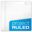 Ampad® Gold Fibre Wirebound Project Notes Pad, Project-Management Format, Gray Cover, 70 White 8.5 x 11.75 Sheets - OrdermeInc
