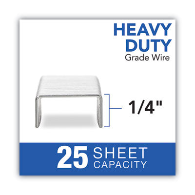 S.F. 13 Heavy-Duty Staples, 0.25" Leg, 0.5" Crown, Steel, 1,000/Box OrdermeInc OrdermeInc