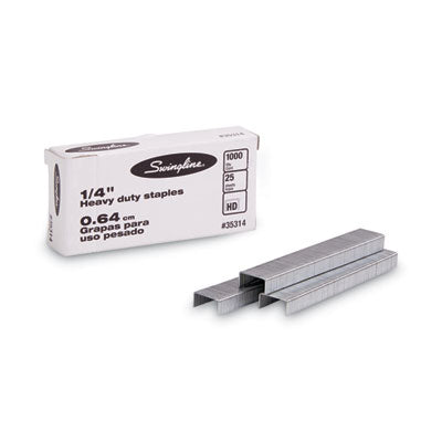 S.F. 13 Heavy-Duty Staples, 0.25" Leg, 0.5" Crown, Steel, 1,000/Box OrdermeInc OrdermeInc