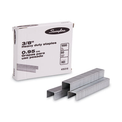 S.F. 13 Heavy-Duty Staples, 0.38" Leg, 0.5" Crown, Steel, 1,000/Box OrdermeInc OrdermeInc