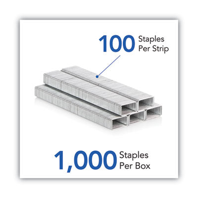 S.F. 13 Heavy-Duty Staples, 0.25" Leg, 0.5" Crown, Steel, 1,000/Box OrdermeInc OrdermeInc