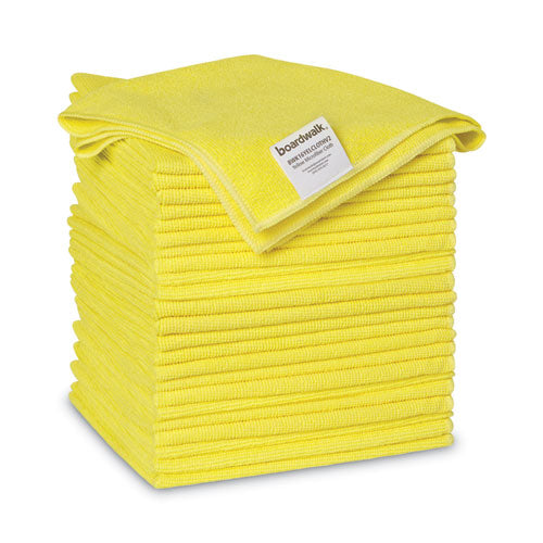 Impact® Premium Weight Microfiber Dry Cloths, 16 x 16, Yellow, 12/Pack OrdermeInc OrdermeInc