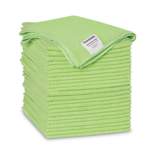 Microfiber Cleaning Cloths, 16 x 16, Green, 24/Pack OrdermeInc OrdermeInc