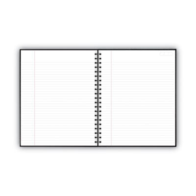 MEAD PRODUCTS Hardbound Notebook with Pocket, 1-Subject, Wide/Legal Rule, Black Cover, (96) 11 x 8.5 Sheets - OrdermeInc