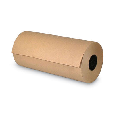 High-Volume Mediumweight Wrapping Paper Roll, 40 lb Wrapping Weight Stock, 24" x 900 ft, Brown OrdermeInc OrdermeInc