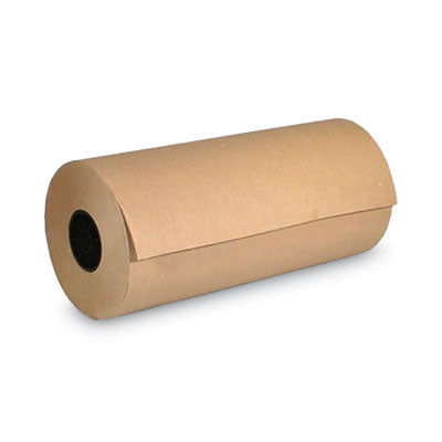 High-Volume Mediumweight Wrapping Paper Roll, 40 lb Wrapping Weight Stock, 24" x 900 ft, Brown OrdermeInc OrdermeInc