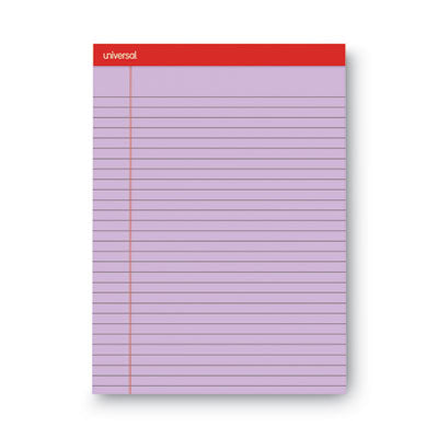 Colored Perforated Ruled Writing Pads, Wide/Legal Rule, 50 Orchid 8.5 x 11 Sheets, Dozen OrdermeInc OrdermeInc