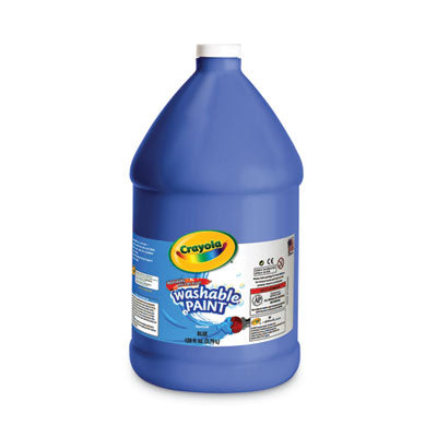 BINNEY & SMITH / CRAYOLA Washable Paint, Blue, 1 gal Bottle - OrdermeInc