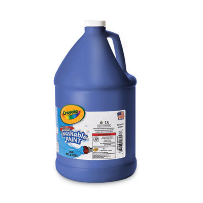 BINNEY & SMITH / CRAYOLA Washable Paint, Blue, 1 gal Bottle - OrdermeInc