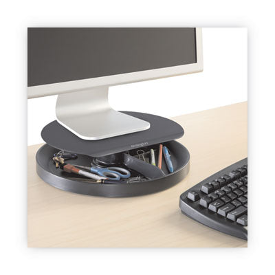 Kensington® Spin2 Monitor Stand with SmartFit, 12.6" x 12.6" x 2.25" to 3.5", Black, Supports 40 lbs OrdermeInc OrdermeInc