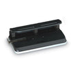 24-Sheet Easy Touch Two- to Seven-Hole Precision-Pin Punch, 9/32" Holes, Black OrdermeInc OrdermeInc