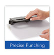 24-Sheet Easy Touch Two- to Seven-Hole Precision-Pin Punch, 9/32" Holes, Black OrdermeInc OrdermeInc