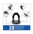 28-Sheet Comfort Handle Steel Two-Hole Punch, 1/4" Holes, Black/Gray OrdermeInc OrdermeInc